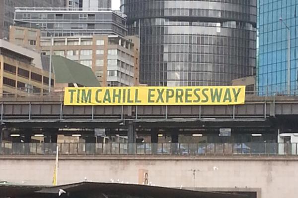Cahill gets major motorway re-named in his honour