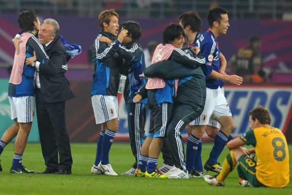 Qantas Socceroos fall behind Japan