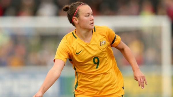 Westfield Matilda Caitlin Foord in action against New Zealand.