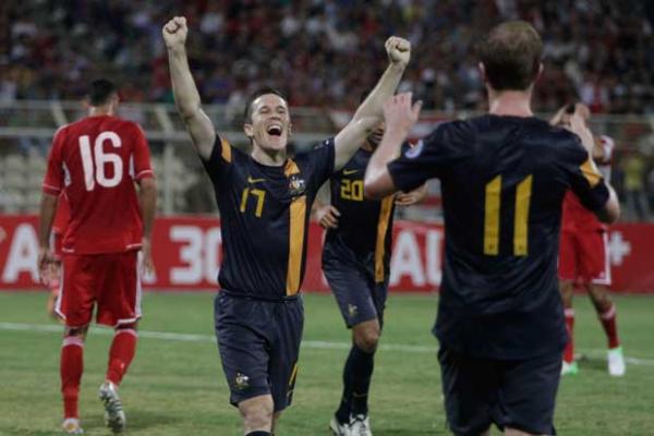 Qantas Socceroos win in Beirut