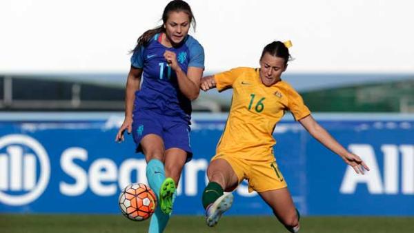 Bragging rights went to Hayley Raso after the first round of the US National Women's Soccer League season.