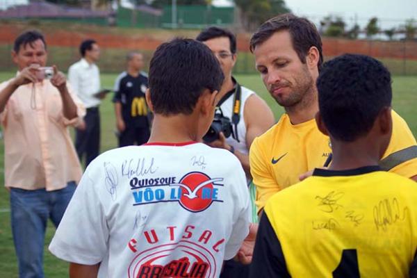 Socceroos meet Brazil locals