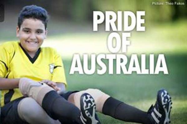 Brave young man to toss coin at Qantas Socceroos v Japan
