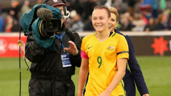 Westfield Matildas star Caitlin Foord.