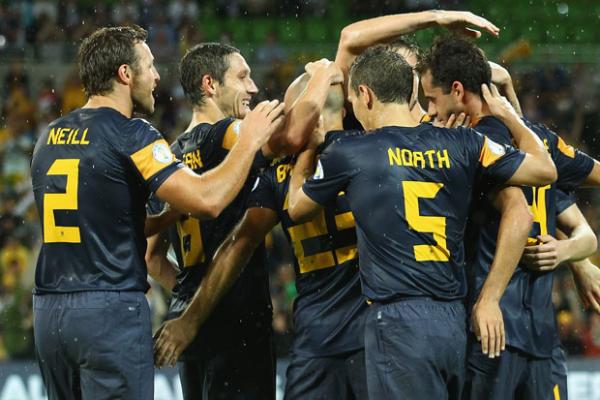Brosque brace gives Socceroos win