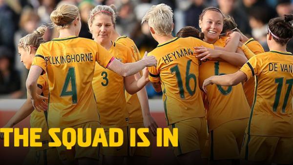 The Matildas squad for the Rio Games has been named.