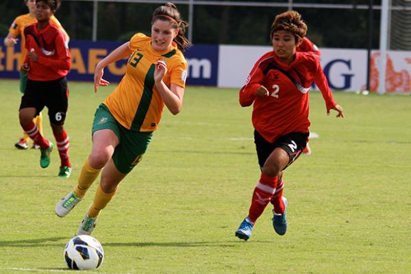 Young Matildas get first AFC U-19 win