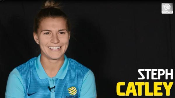 Westfield Matildas star Steph Catley.