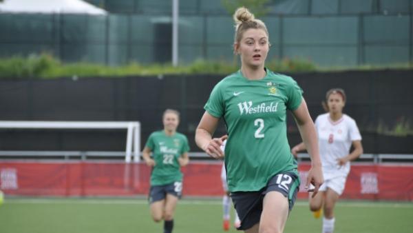 Westfield Matildas striker Larissa Crummer.