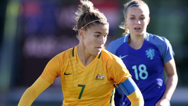 Westfield Matildas star Steph Catley.