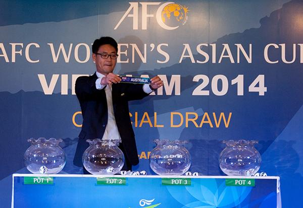 Matildas drawn with Japan for 2014 Asian Cup
