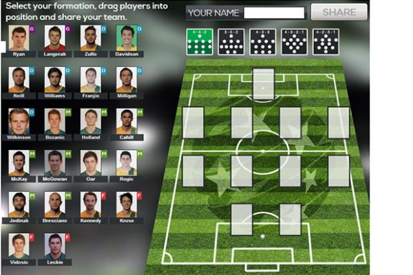 Socceroos Team Selector