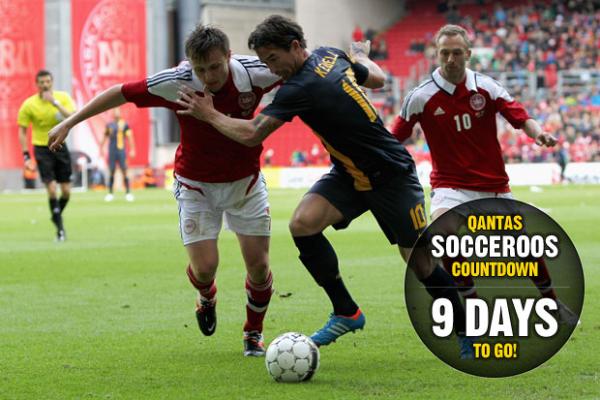 Qantas Socceroos beaten by Denmark