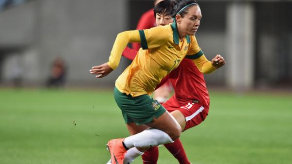 Australian football star Kyah Simon.