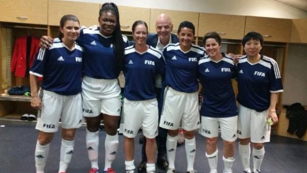Sarah Walsh at FIFA Congress