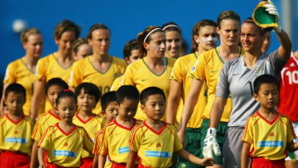 The Westfield Matildas' starting XI against Canada at the 2007 World Cup.