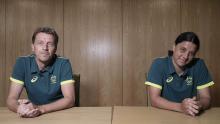 Tony Gustavsson and Sam Kerr