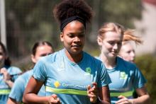 Naomi Chinnama U20 WWC Pre Camp