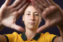 Sarah Hunter Young Matildas photo session
