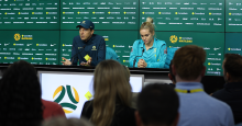 Press Conference: Tony Gustavsson & Ellie Carpenter | CommBank Matildas