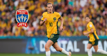 Emily van Egmond returns to  Newcastle Jets on a four-game  guest stint