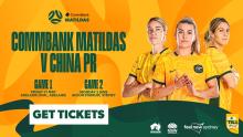 Limited tickets remain for our clash against China PR