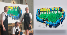 BID NOW on Qantas' CommBank Matildas Artwork Charity Auction!