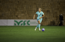 Courtney Nevin v Canada at the CommBank Matildas B International Friendly in Marbella - Rachel Bach