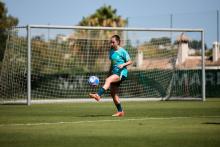 Clare Wheeler at training in Marbella Photo: Rachel Bach