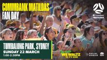 CommBank Matildas Official Thank You Event - Sunday, 22nd March Tumbalong Park, Sydney