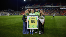 Carpenter: I’m proud to reach 100 games